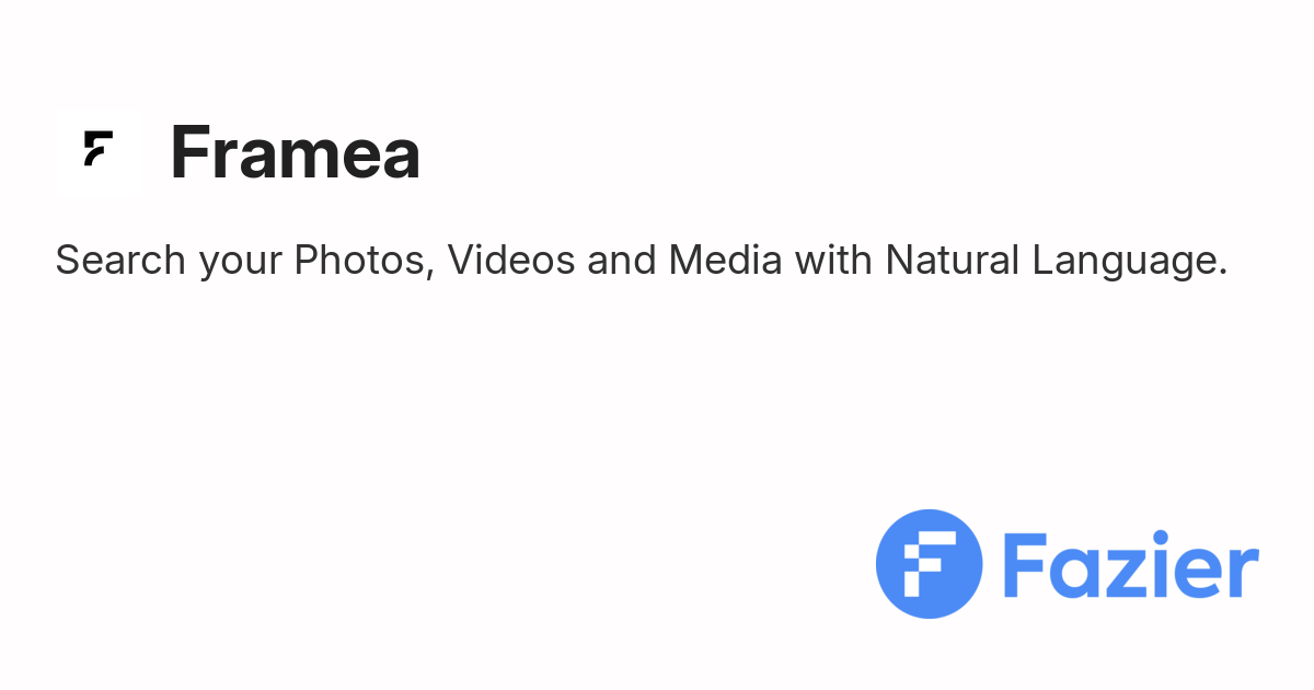 Framea | Fazier