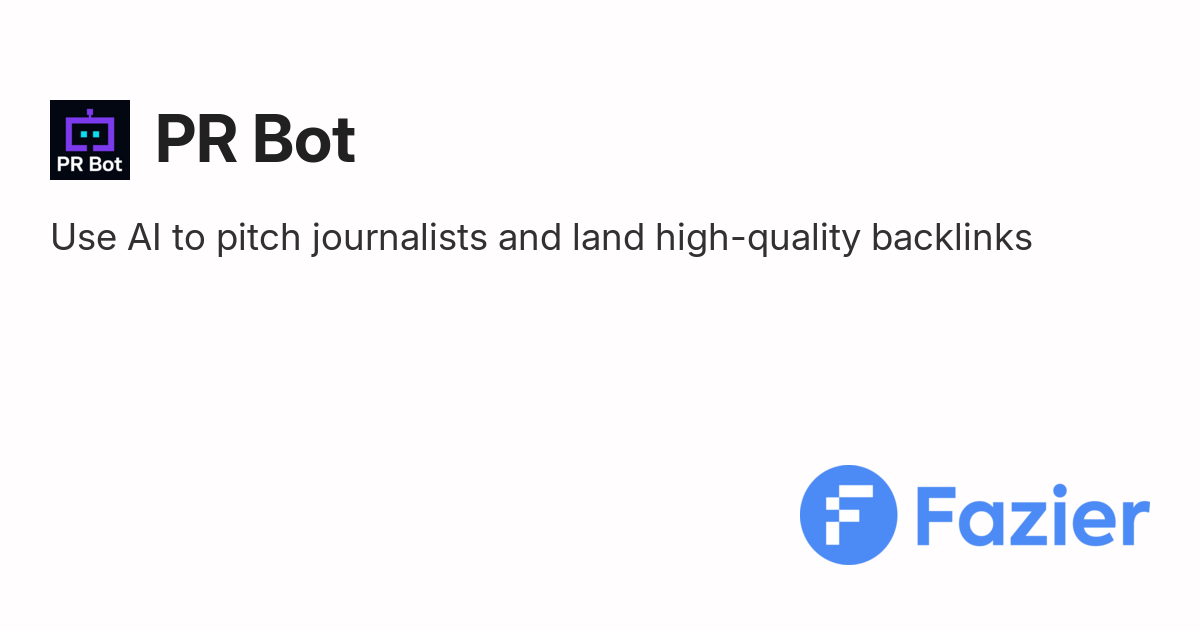 PR Bot | Fazier