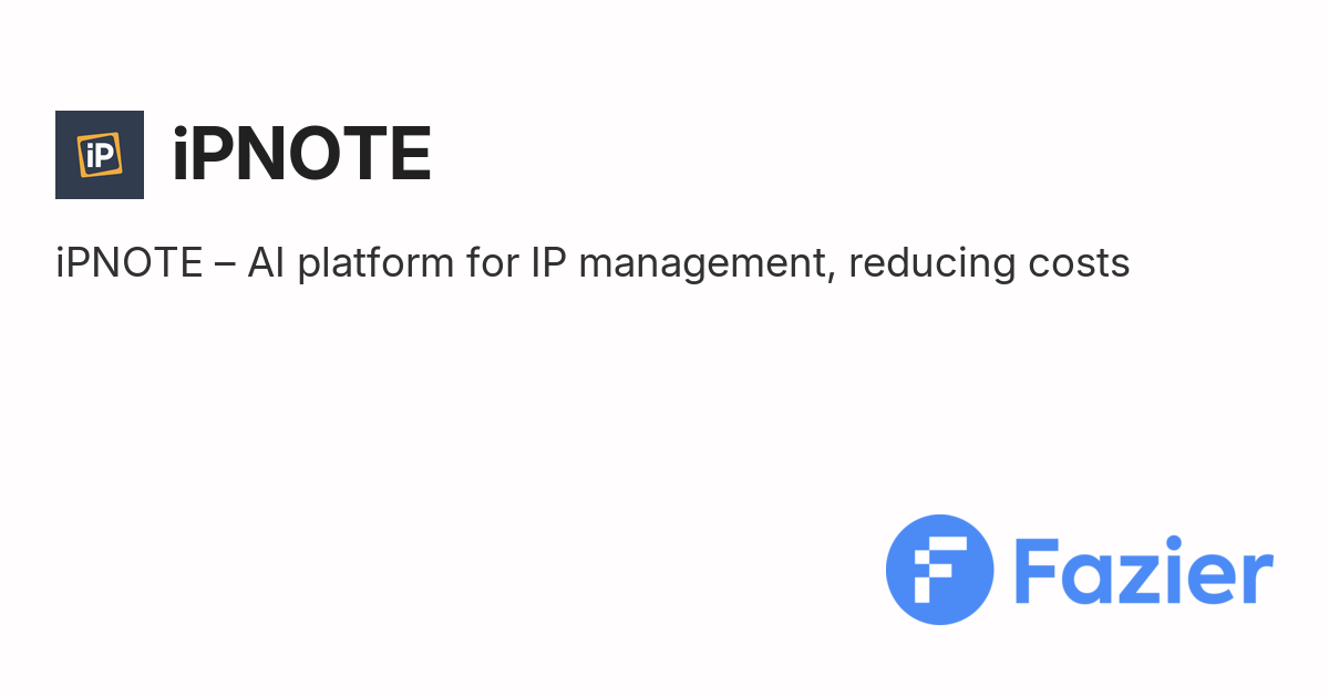 iPNOTE | Fazier