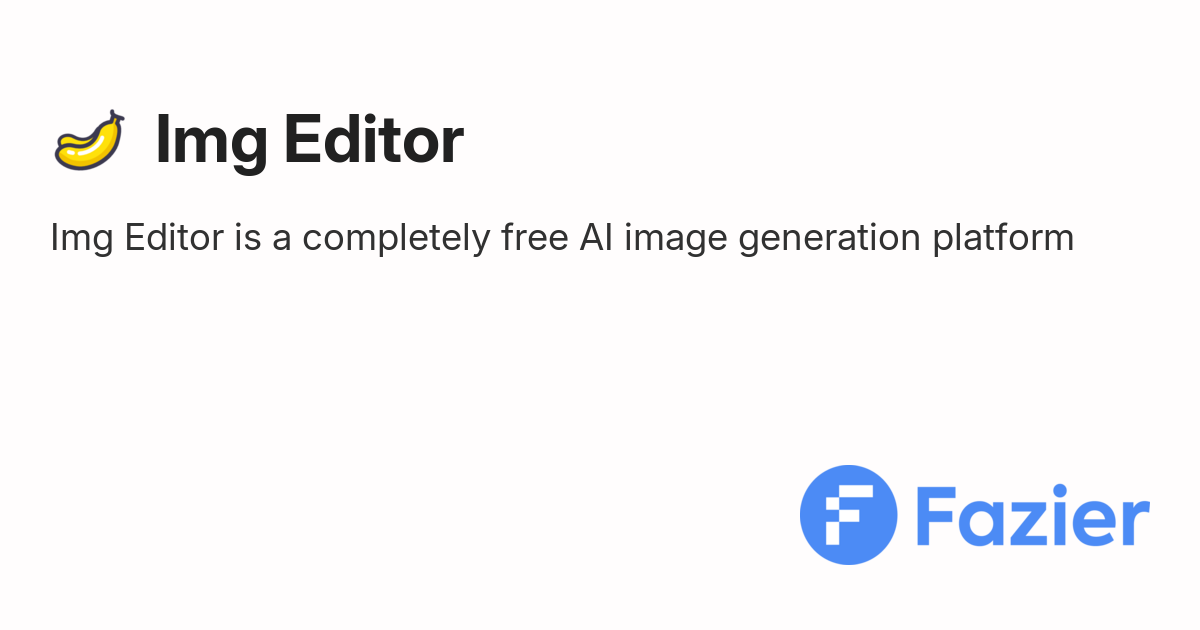 Img Editor | Fazier