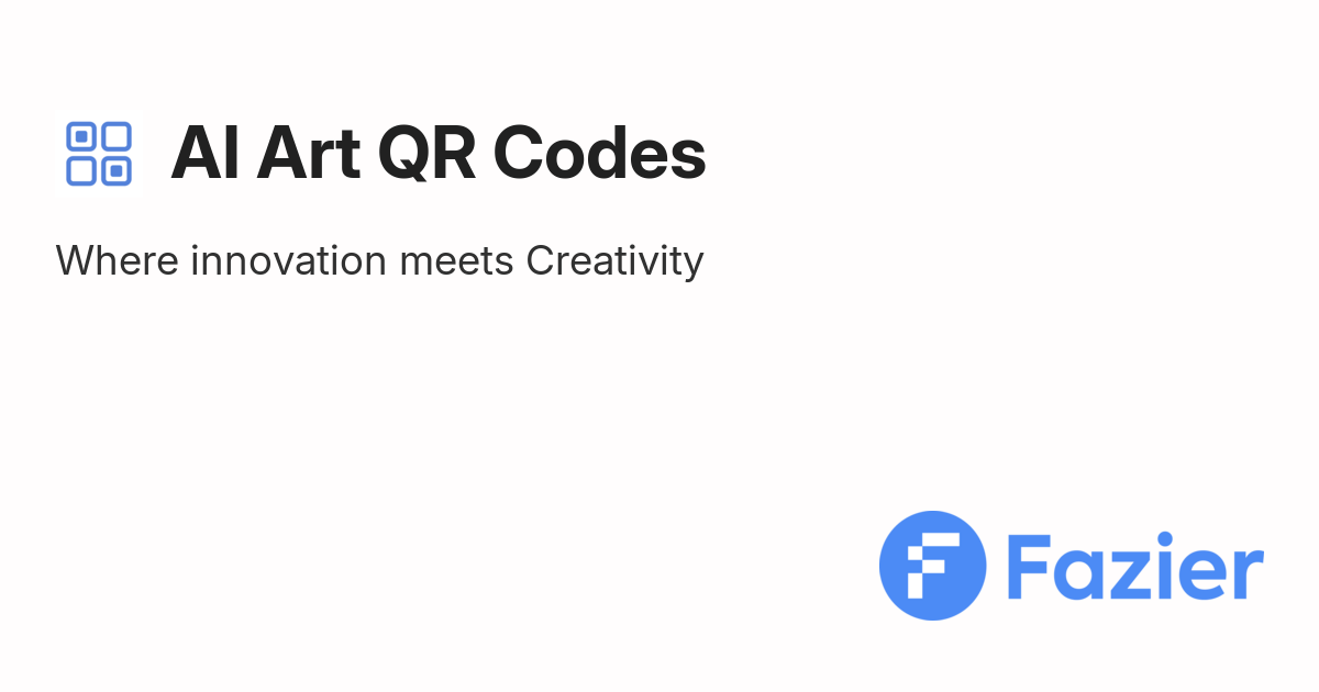 AI Art QR Codes | Fazier